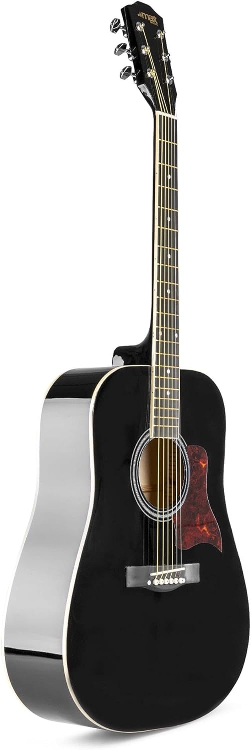MAX Solojam Black Western Steel String Acoustic Guitar Pack image number 6