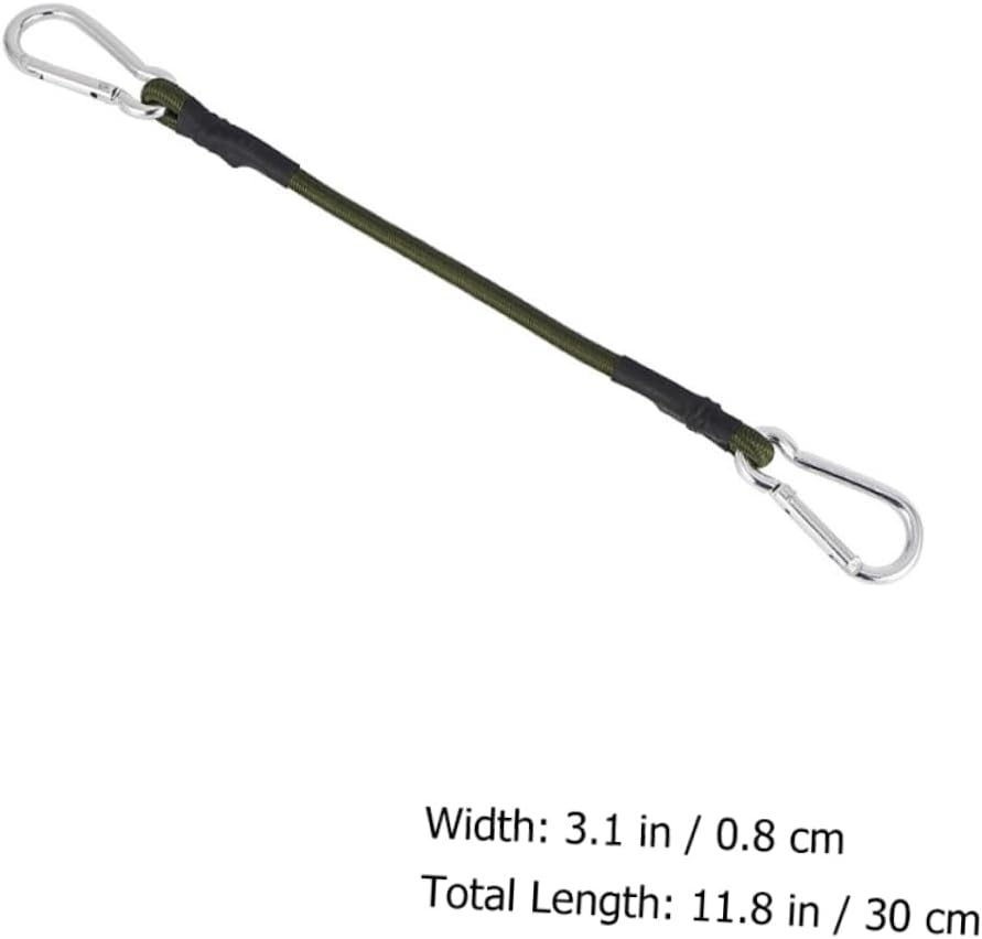BELLIFFY 4Pcs 8Mm Elastic Bungee Cords with Mountaineering Hooks, Outdoor Tent Fixing Belts, Multi-Functional Luggage Straps for Camping and Travel image number 4