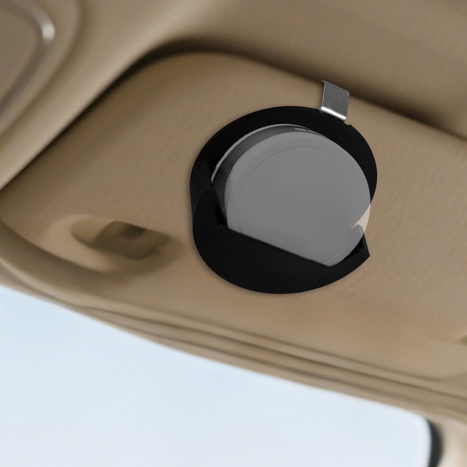 Car Visor Clip Holder for ZYN, Durable Pouch Can Tins Organizer Storage Lightweight & Universal Belt or Sun Visor Accessory for Smokers Daily Use and Gift (Black) image number 6