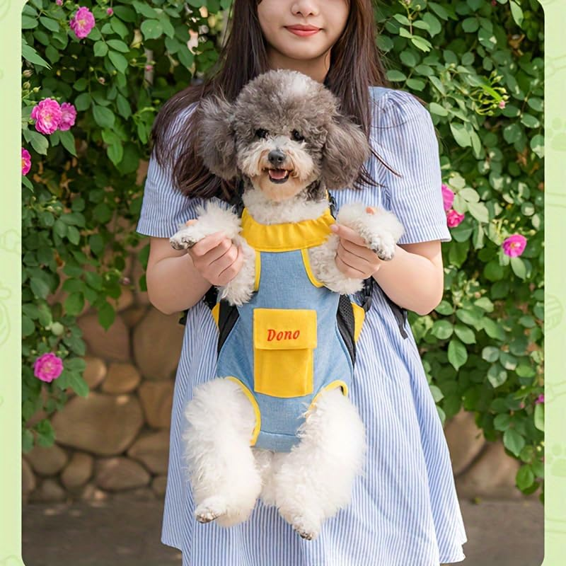 Maagik Dog Backpack, Adjustable Pet Dog Front Harness with Leg Extension, Easy to Wear and Breathable, Pet Backpack, Dog Travel Backpack for Kittens and Puppies, Camping, Hiking (XL) image number 3