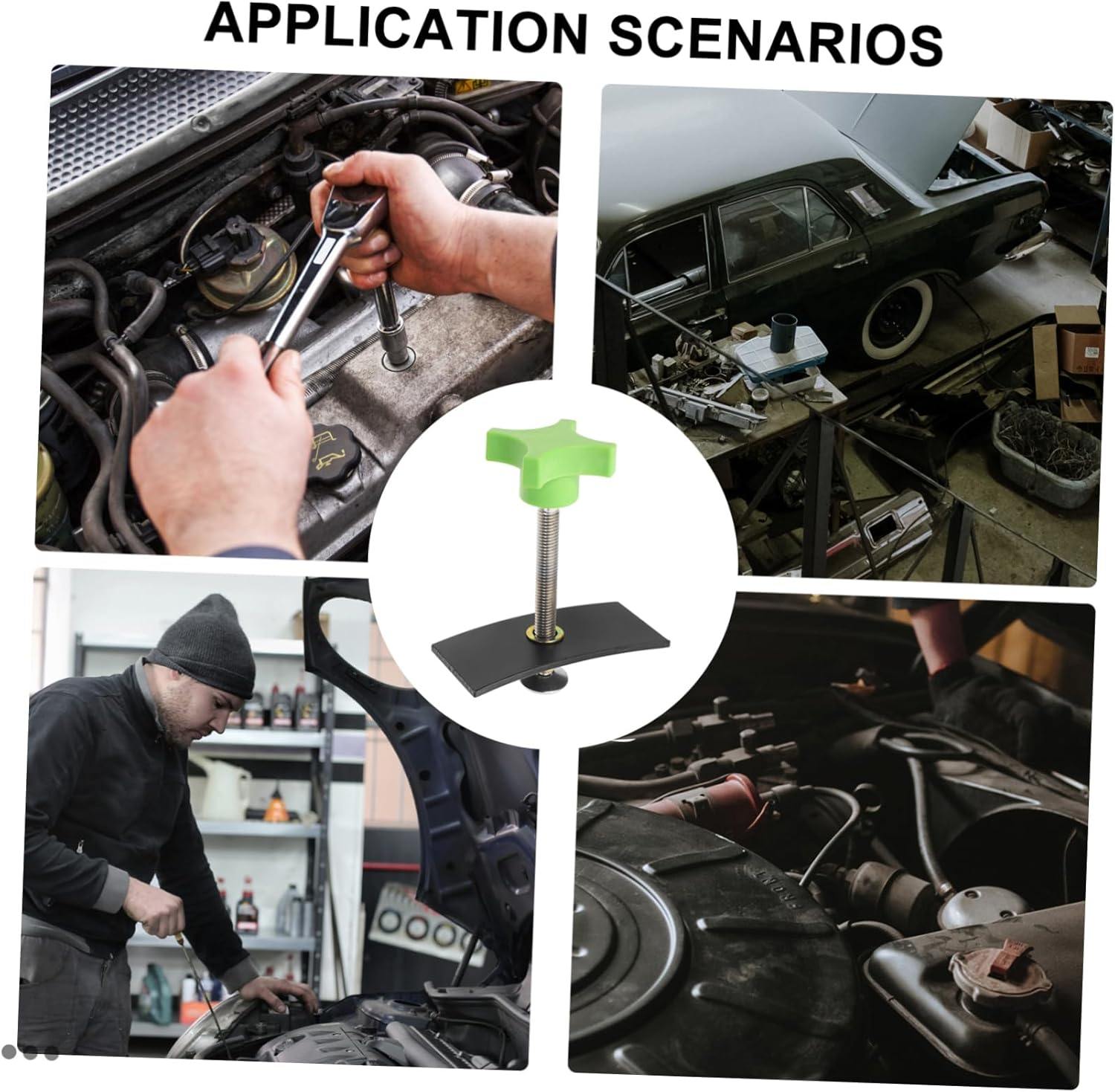 HAPINARY Brake Pad Tool Brake Compression Tool Swivel Piston Spreader Sturdy Reusable for Professional Automotive Workshop Use