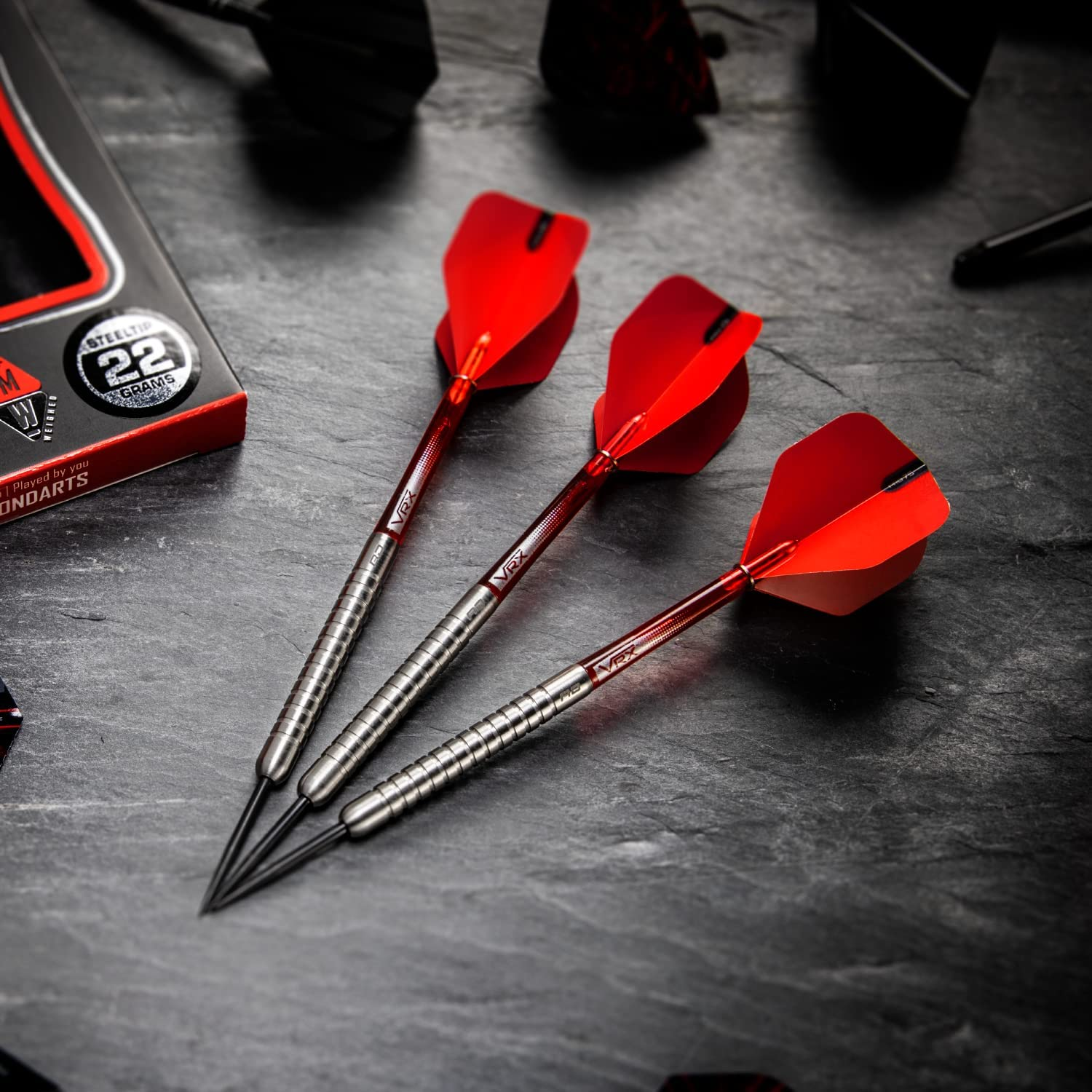 RED Dragon Hell Fire 22G, 24G or 26G Tungsten Darts Set with Flights and Stems image number 3