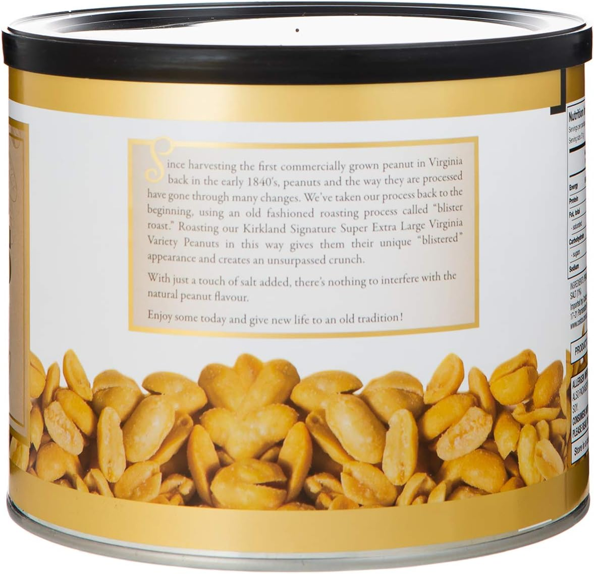 Kirkland Signature Super Extra Large Peanuts Roasted & Salted Virginia Variety Extra Crunchy