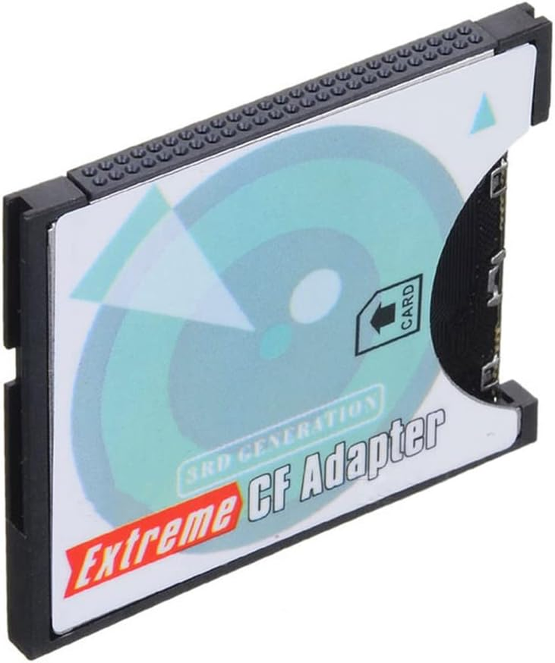 NFHK Camera SD SDHC SDXC to High-Speed Extreme Compact Flash CF Type I Memory Card Adapter image number 2