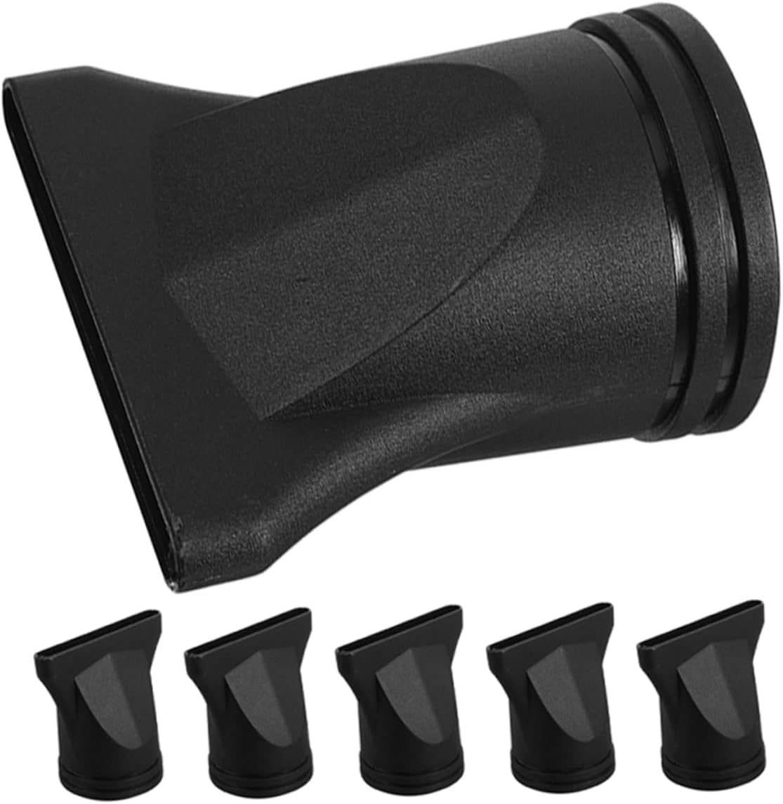 6Pcs Hair Dryer Nozzle Attachments Heat Resistant Flat Duckbill Concentrator for Faster Drying Optimized Airflow for Salon and Home Hair Styling Control image number 4