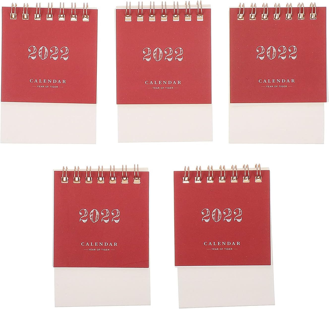 STOBOK 20Pcs Desktop Calendar Table Paper Calendar Yearly Agenda Planner for Home Office Use image number 3
