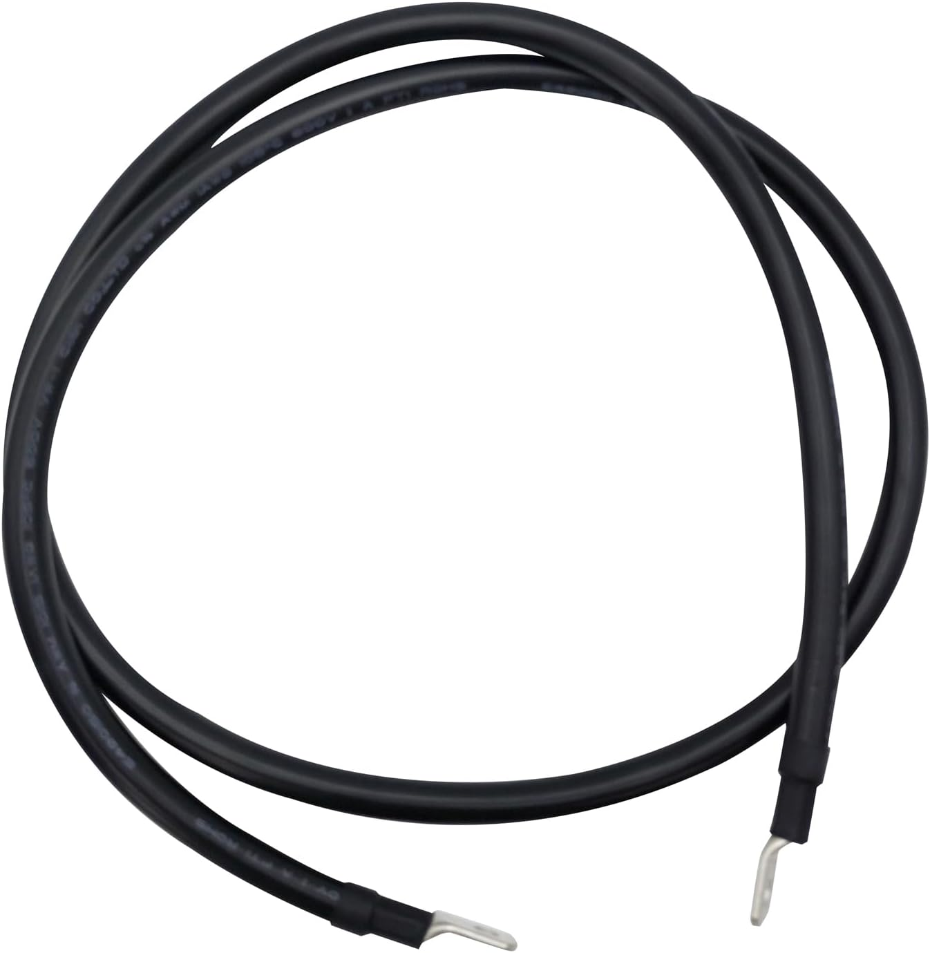 1.5M 1AWG Connector Cable Power Wire Black M8 Lug on Both Ends Superior Corrosion Resistance Inverter Car RV Marine - 1.5M 2Awg Connector image number 2