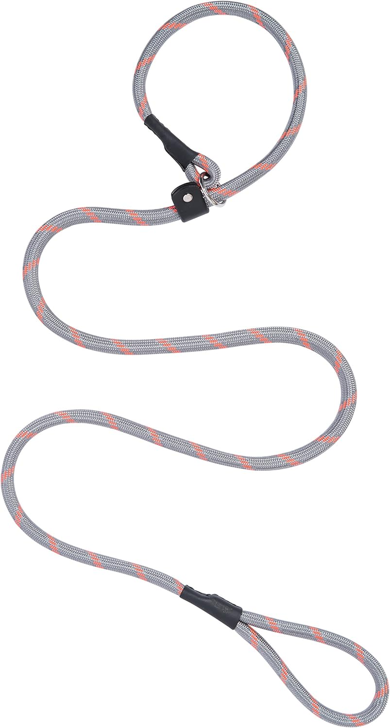 Terrain D.O.G. Rope Slip Lead, Gray/Orange, 4'