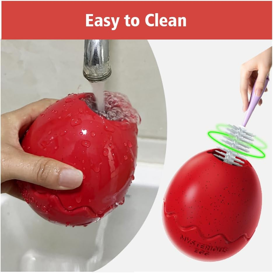 Interactive Treat Dispensing Dog Toy, Chew Toy for Aggressive Chewers, Fun Fetch, Durable & Dishwasher Safe(Red)