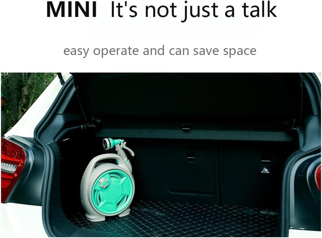 ABDULWEN Giraffe Tools Retractable Reel 50Ft (15M) Garden Hose, Portable Water Cart for Car Wash/Outdoor/Cleaning, 6 Function Sprinkler, Hand Crank Storage image number 3