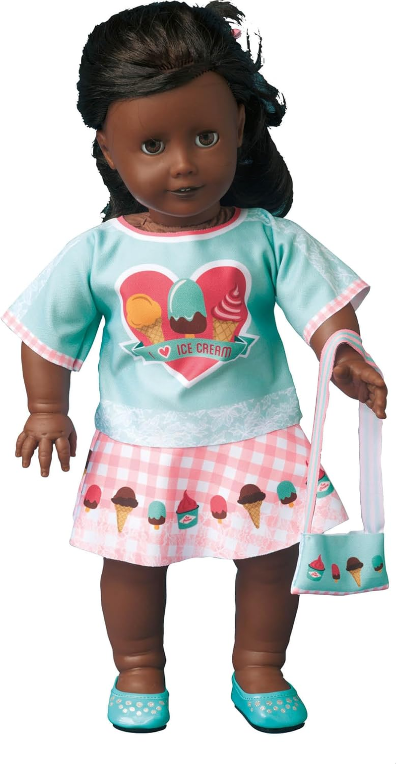 Vervaco Emily I Love Ice Cream Dress Your Doll Making Couture Outfit Set