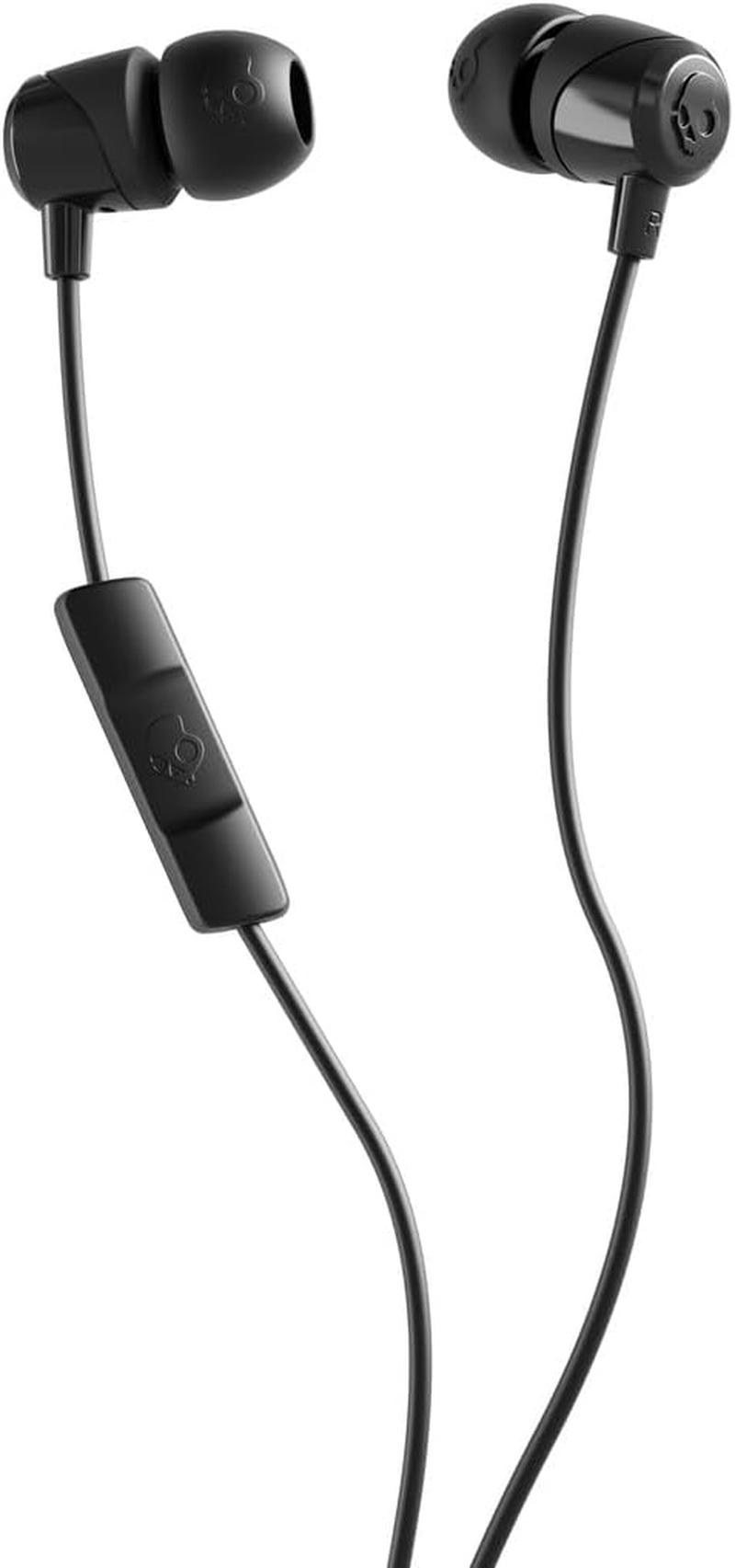 Skullcandy Jib USB-C Wired Earbuds with Noise Isolating Fit, Built-In Microphone Call and Track Control for Iphone Android, Ear Gels for Custom Fit - True Black