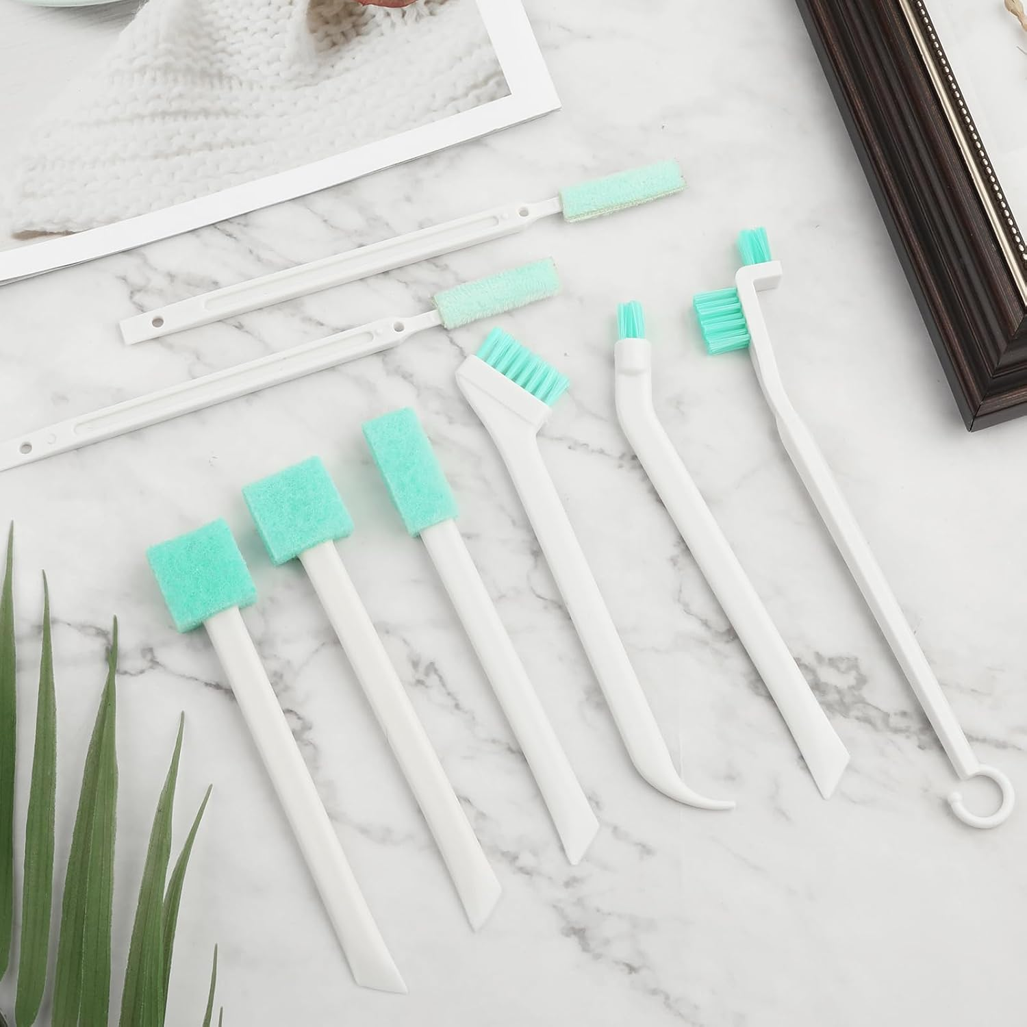 8Pcs Humidifier Cleaning Tools, Crevice Cleaning Brushes Tool Tiny Cleaning Brush Mini Cleaning Brush Detail Tiny Scrub Cleaner Brush Small Cleaning Brushes for Tight Spaces