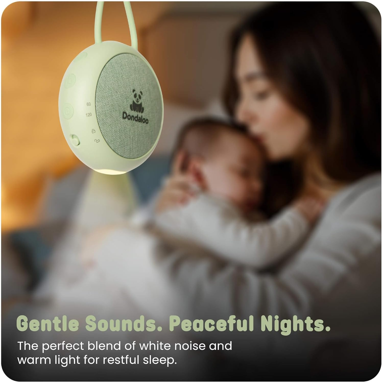 Portable White Noise Machine for Baby & Kids &ndash; Sound Machine with 10 Selected Soothing Sounds, Night Light, Auto-Off Timer, Volume Control, USB-C Rechargeable, Nursery & Travel Essential image number 5