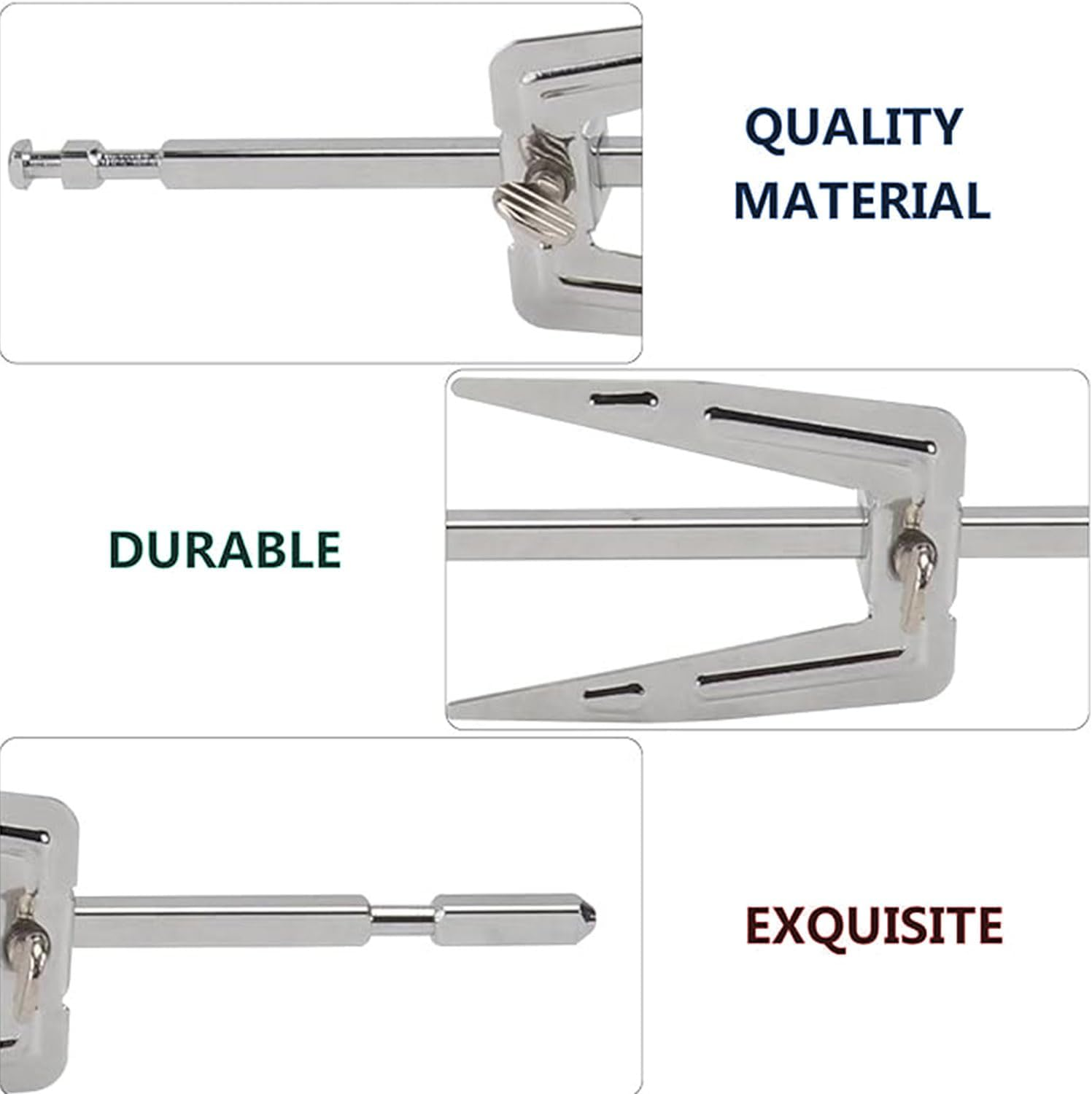 Spit Rotisserie,Stainless Steel BBQ Rotisserie Oven Chicken Vertical Spit Set, round Spit Rods, Rotisserie Accessories