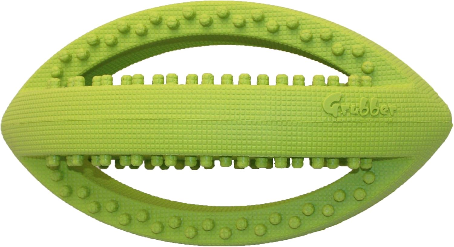 Grubber Rugby Ball, Bounce, Fetch & Tug Dog Toy image number 3