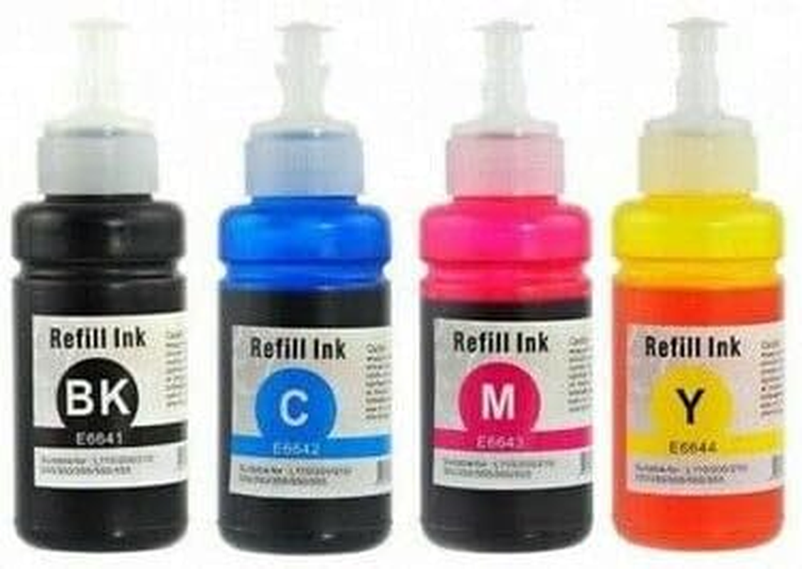 4 X Generic 664 T664 Ink Bottles for EPSON ET 2500 2550 4500 4550, 2650, 2610, 16500