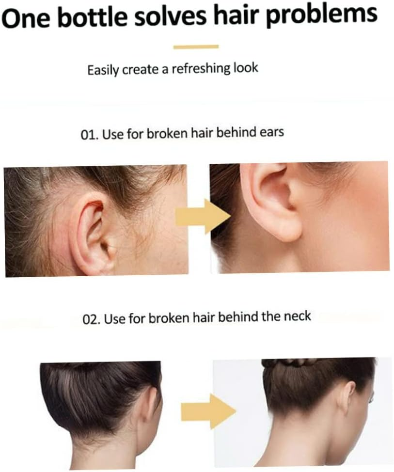 Hair Gel Stick Hair Wax Stick Professional Broken Hair Shaping Gel Hairstyling Moisturizing Wax 75G,Hairfeel Stick