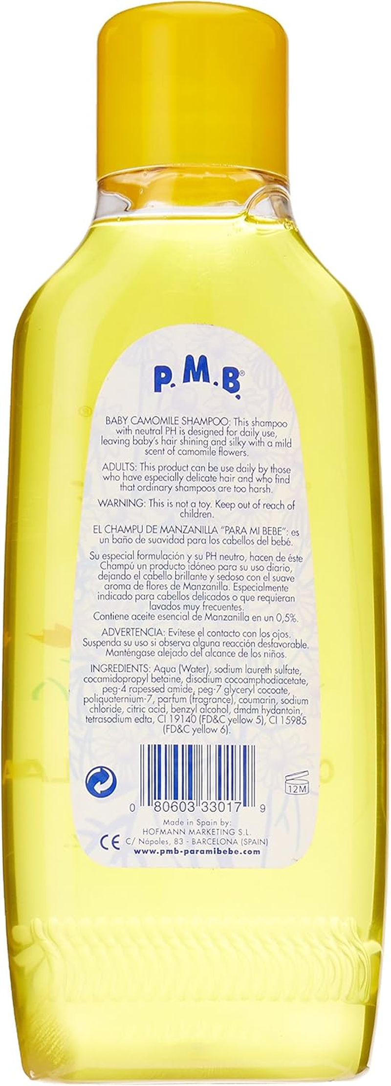 Para Mi Bebe Chamomile Shampoo, 25 Ounce