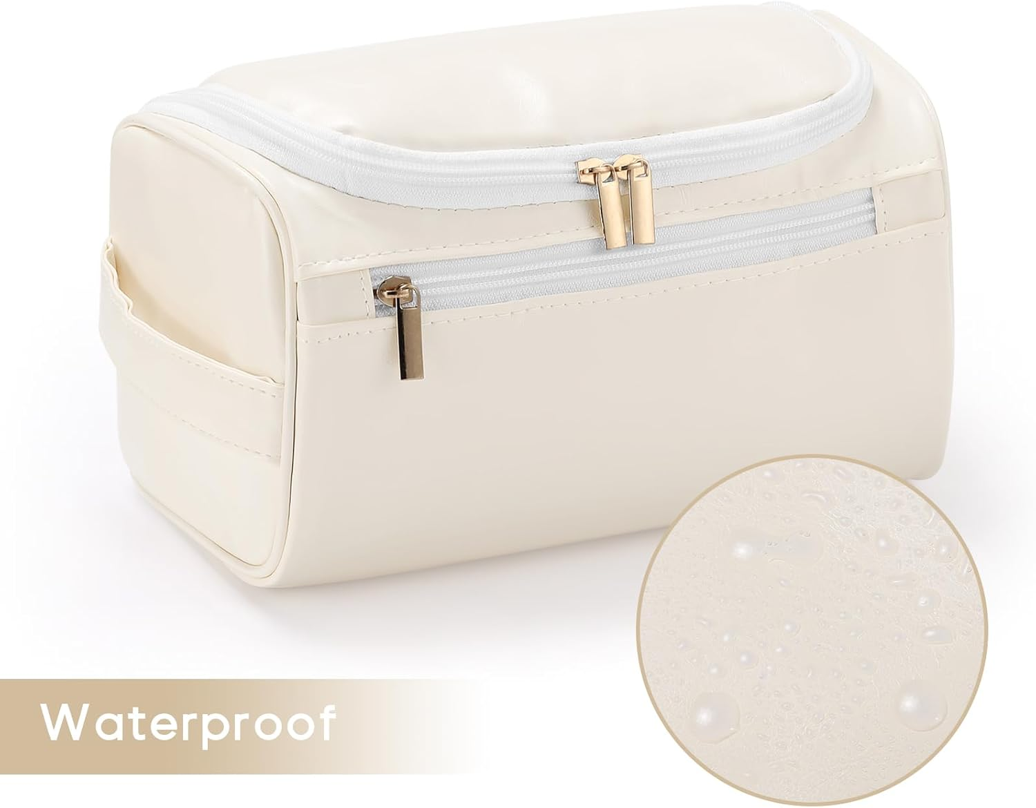 Etercycle Men'S Toiletry Bag for Hanging Toilet Bag Foldable Waterproof Travel Cosmetic Bag for Men and Women - Black image number 6