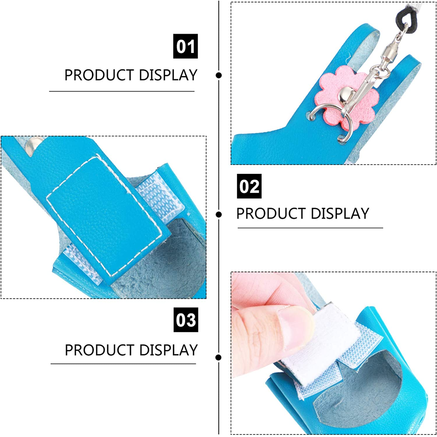 POPETPOP Cockatiel Flight Suit Parrot Diaper Flight Suit Light Diaper Nappy Pet Bird Parrot Clothes Parakeets Harness Leash Flying Rope Straps Outdoor Bird Flying Training Rope Budgie Vest Harnesses image number 1