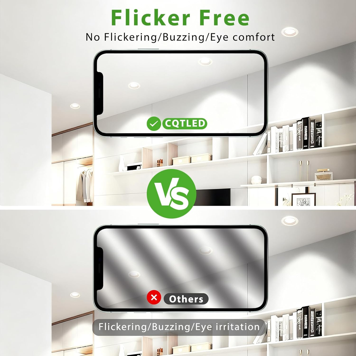 CQTLED GU10 LED Cool White Bulbs, 6000 K, 5 W, 880 Lumen, 50 W/60 W Halogen Replacement, Non-Dimmable, Energy Saving Bulb, Pack of 5 image number 6