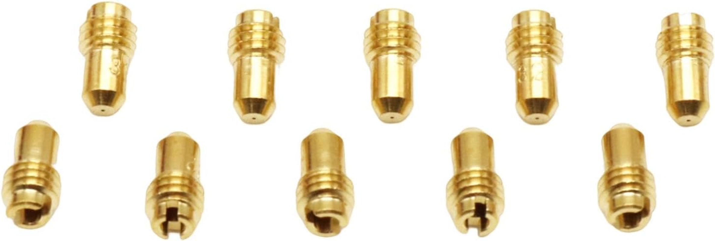 10Pcs Jets Slow Jet Slow Nozzle High Strength Motorbike Accessories for Phbg Stable Performance Easy to Install Attachment image number 1