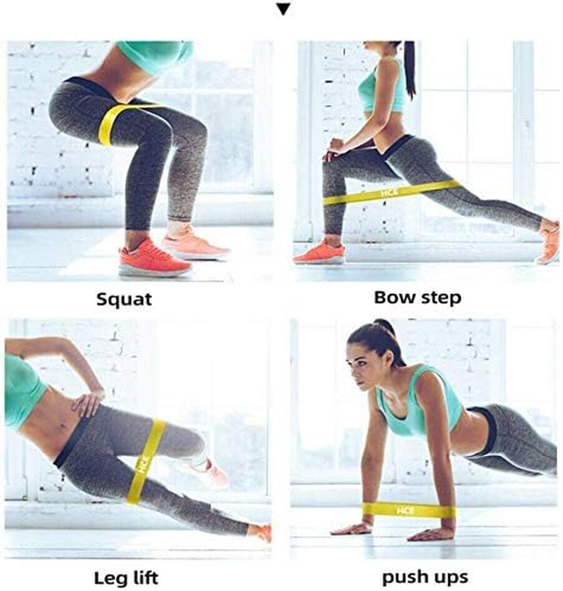 HCE Resistance Bands Set with Handles - Exercise Resistance Bands Training Tubes with Handles, Ankle Straps, Door Anchor, Exercise Mat, Shaker Bottle,Carry Bag image number 1