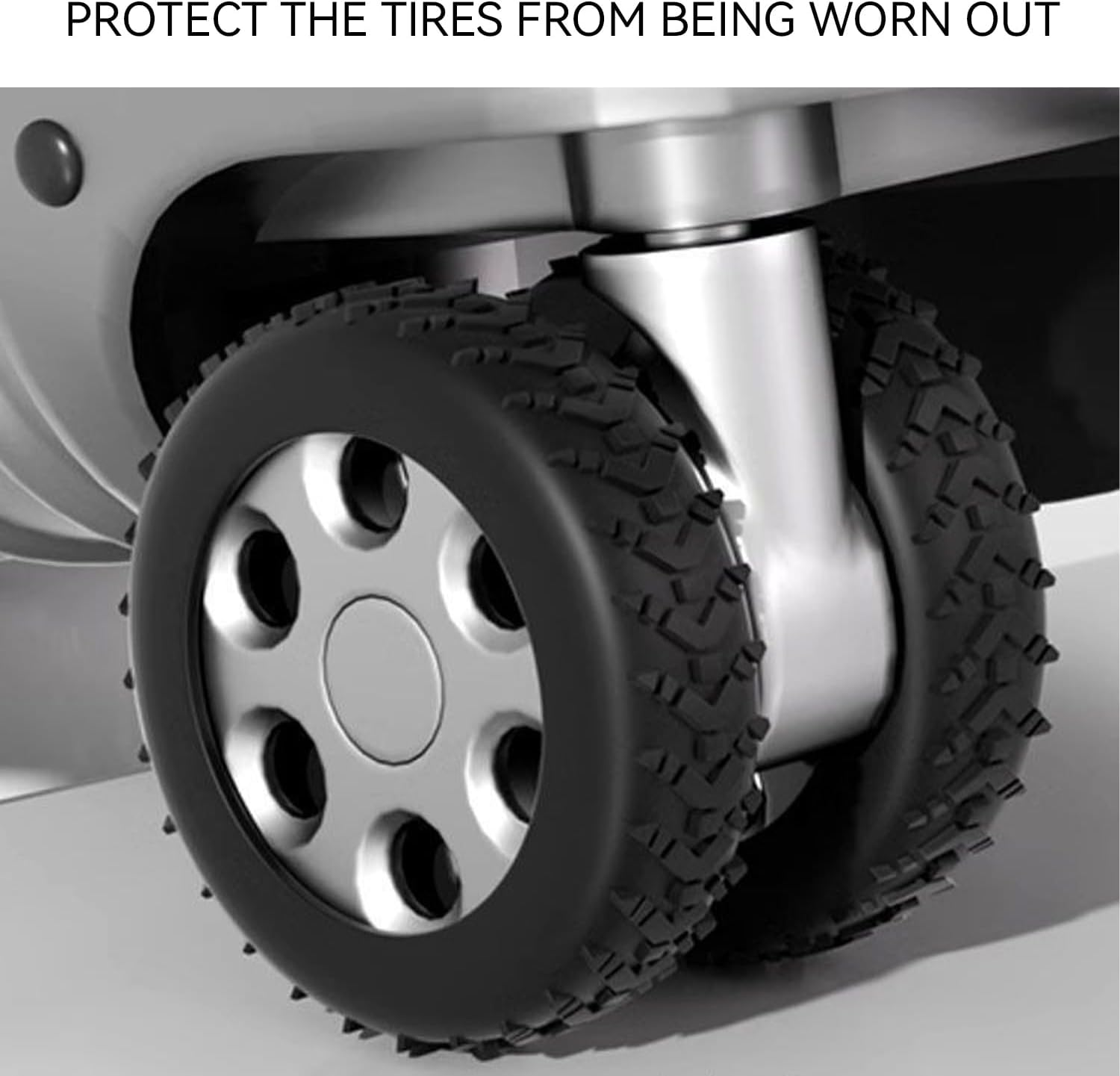 24-Piece Luggage Wheel Cover, Scratch-Resistant Wheel Cover, Replacement of Suitcases, Suitcases, Luggage Tyres image number 2