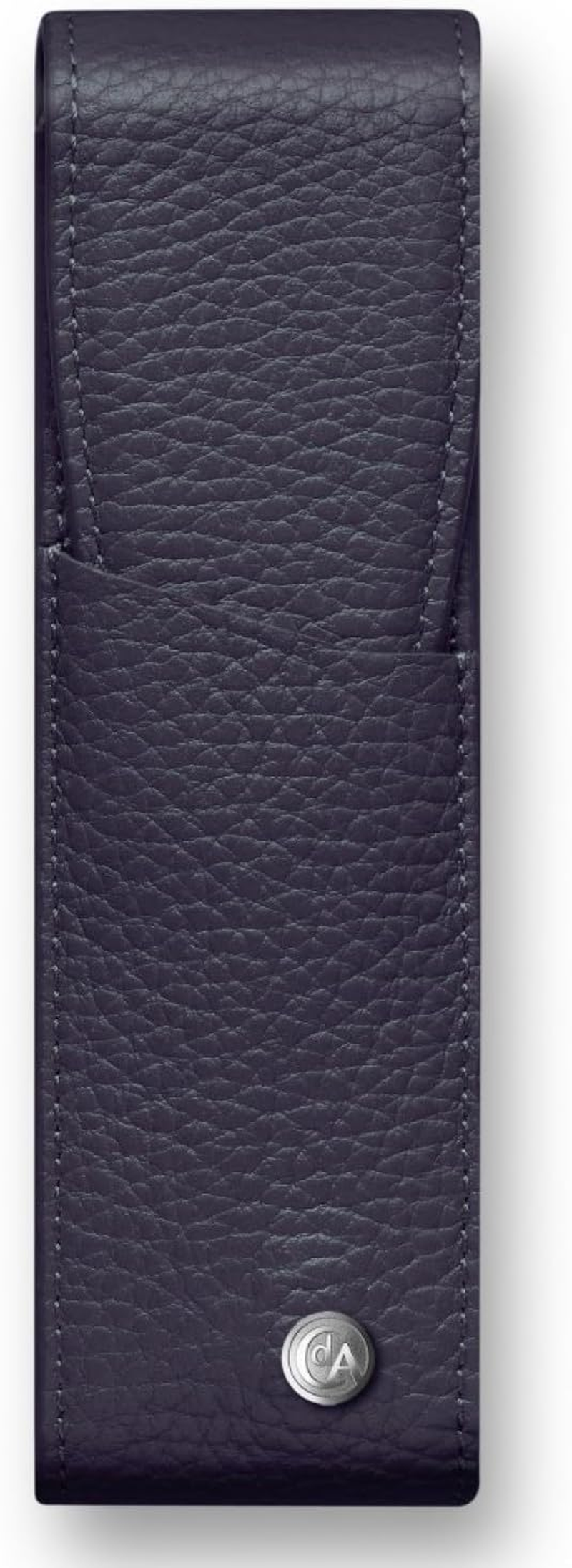 Caran D'Ache Leman Leather Case for Two Pens, Black, 1 St&uuml;ck (1Er Pack), Pencil Case