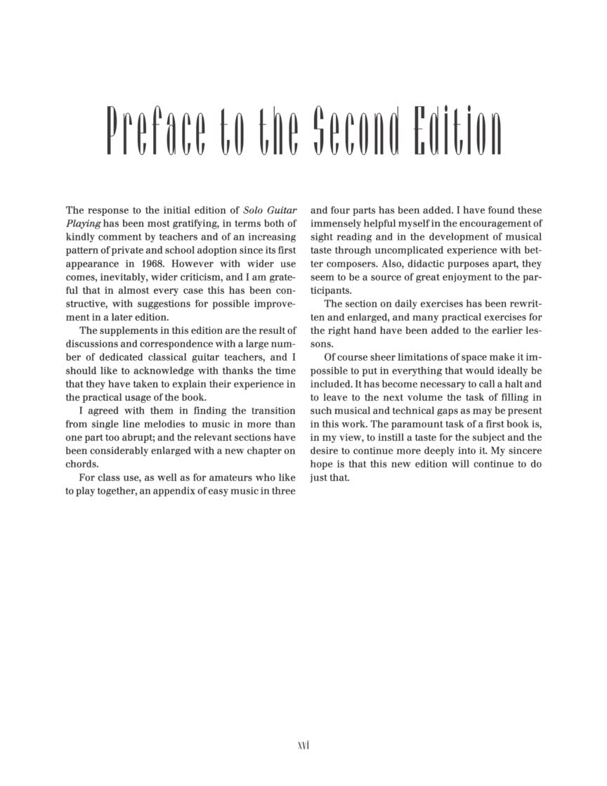 Solo Guitar Playing, Book 1, 4Th Edition (Bk/Online Audio): a Complete Course of Instruction in the Techniques of Guitar Performance image number 2