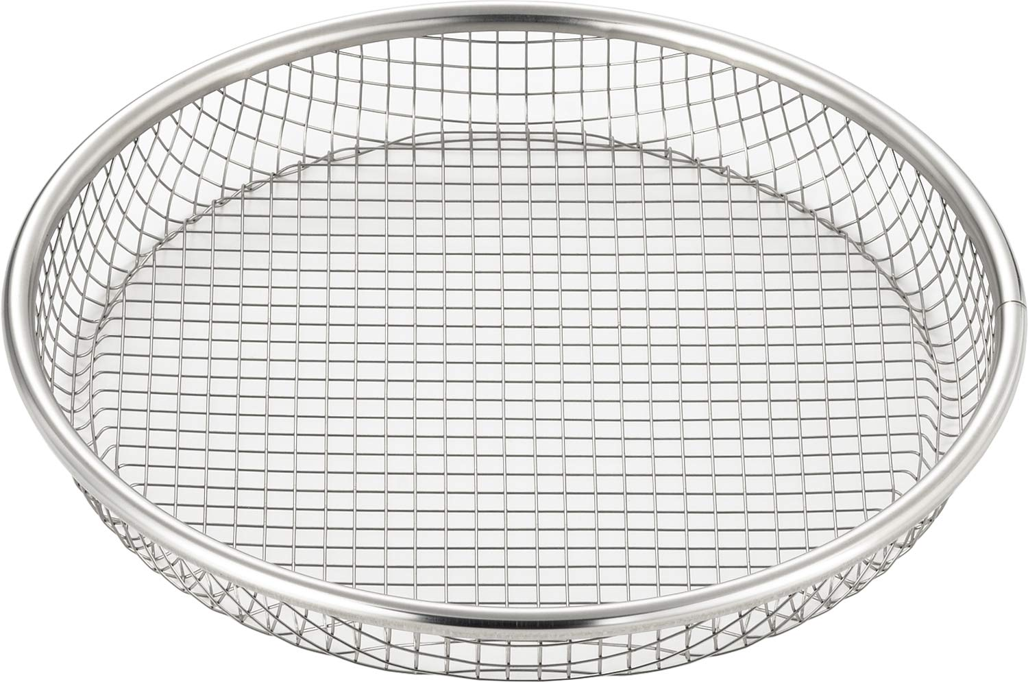 Yoshikawa YJ2808 Cooking Iroha Spark Mesh Shallow Colander, 8.7 Inches (22 Cm), Stainless Steel image number 1