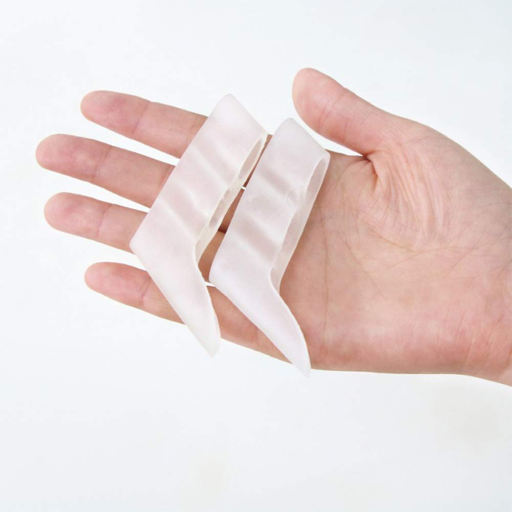 Aznrszy Toe Spacers, Pinky Toe Separators Straightener with 3 Loops for Curled Toes/Overlapping Toes/Foot Pain/Bunion Corrector and Bunion Relief for Men Women, 6 Pcs/ 3 Pairs image number 6