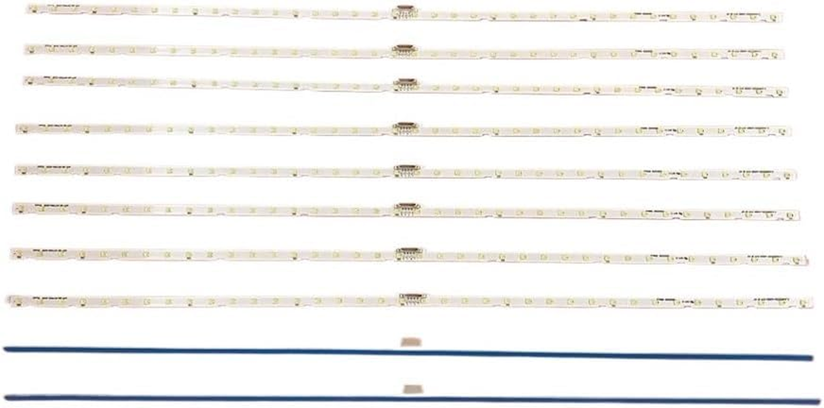 LED Backlight Strip Fit for Samsung UE49NU7170 UN49NU7100 UE49NU7140U UE49NU7100 BN61-15483A BN96-45953A 45953B LM41-00630A 00557A(10 PCS for 5 TV)