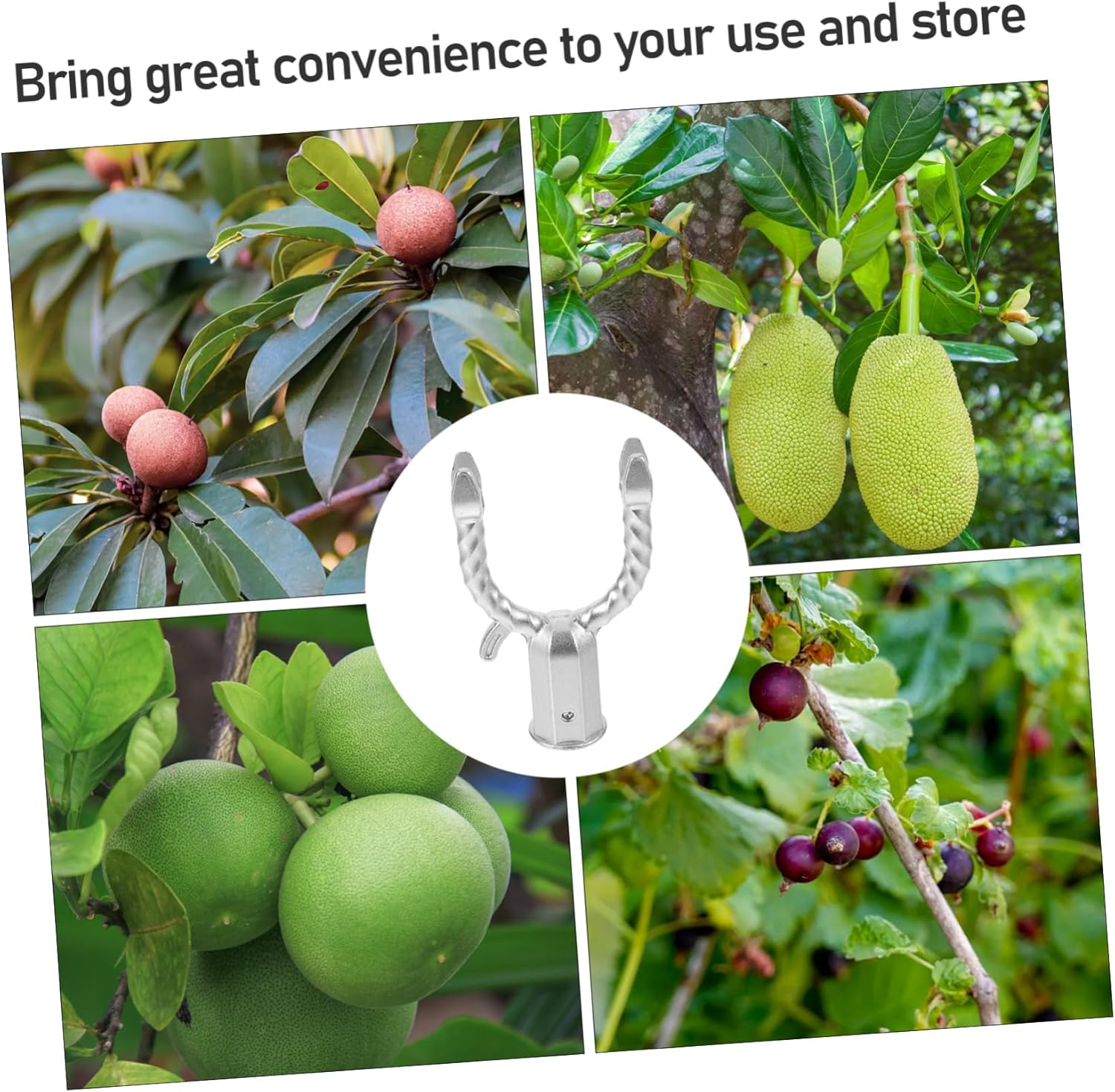 Toddmomy 6Pcs Tree Branch Support Forks for Garden and Orchard, Metal Plant Braces Silver Painted Finish, Tree Trunk Straightening Tools for Snow Pressure Resistance and Branch Stabilizing image number 3