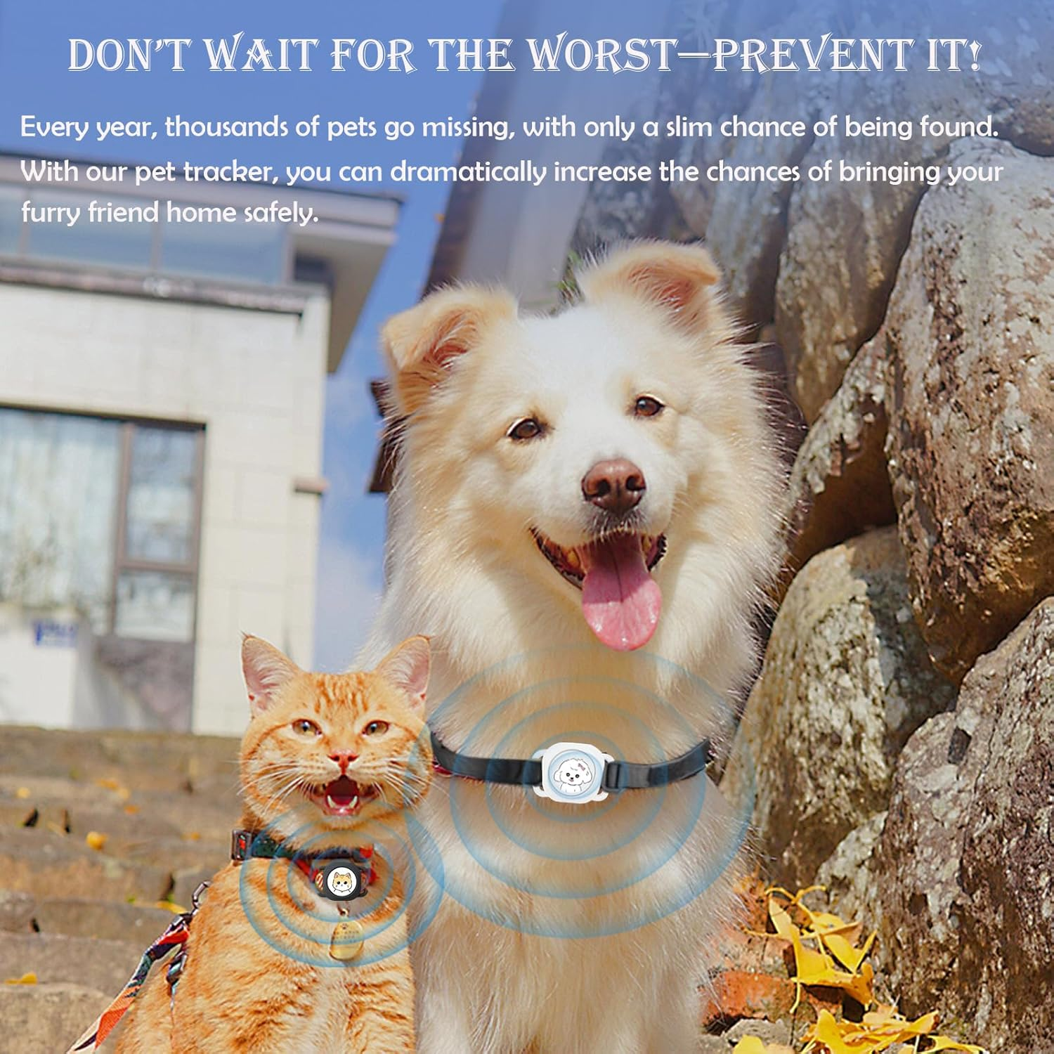 Smart Pet Tracker with Collar Holder &ndash; Lightweight 10G Pet Location Tracker for Dogs and Cats, Long Battery Life, No Monthly Fee, Bluetooth & Find My Compatibility, Waterproof, Safe & Durable (White) image number 6