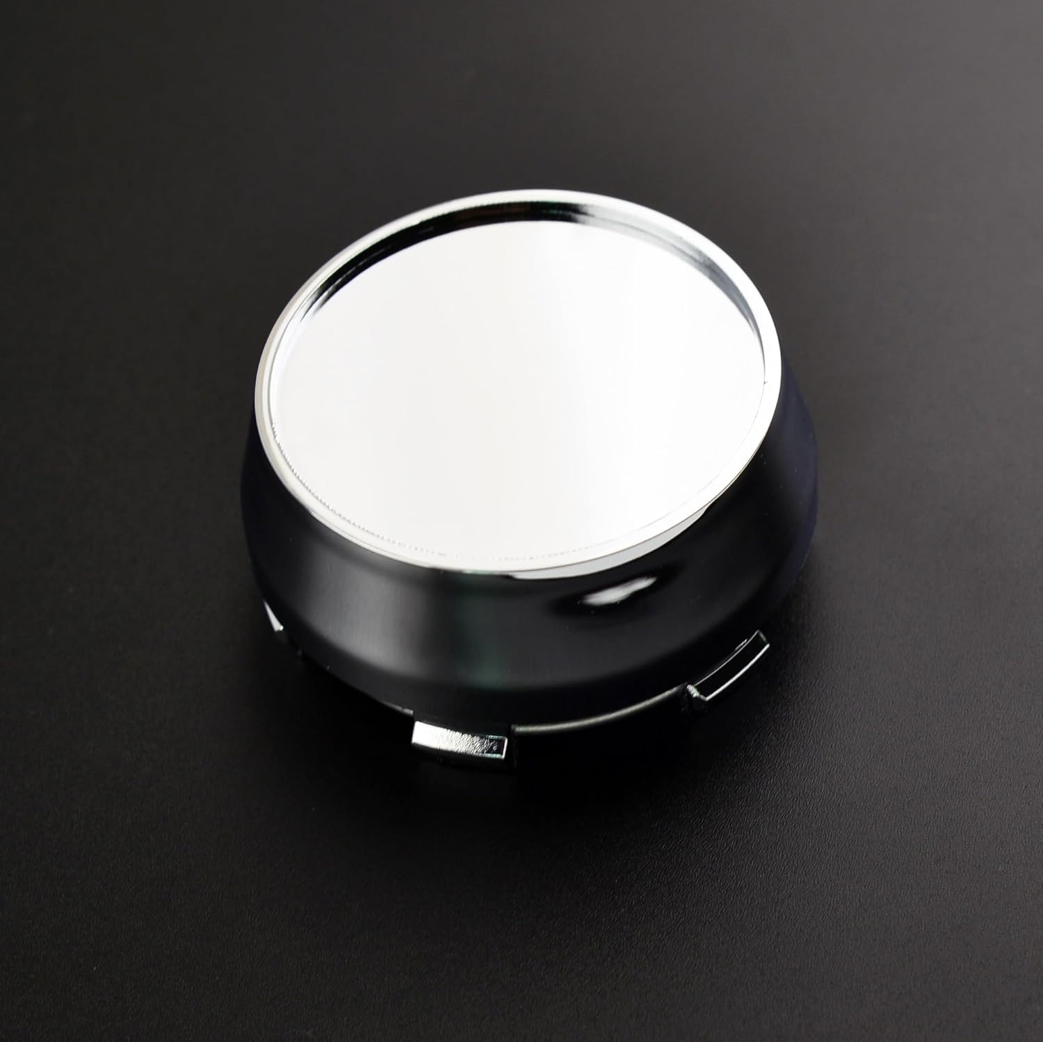 QXKSPG 4 PCS 60Mm 56Mm Chrome Silver Car Wheel Center Hub Caps Cover H-154 Rims Auto Accessories Wheel Trims Set image number 4