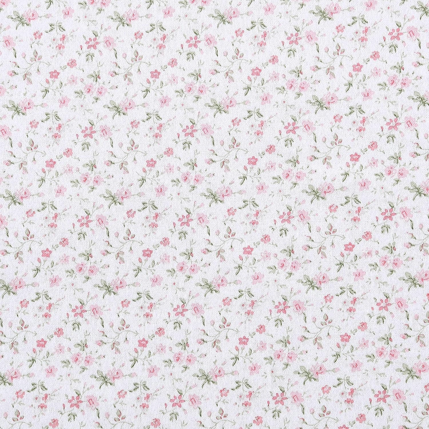 Laura Ashley Evie Flannelette Sheet Set, Soft Pink, Single image number 2