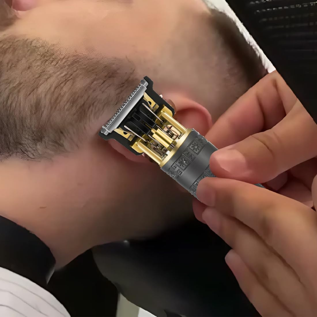 NHQZ Men'S Hair Trimmer, Beard Trimmer, Professional Razor, Contour Hair Trimmer image number 1