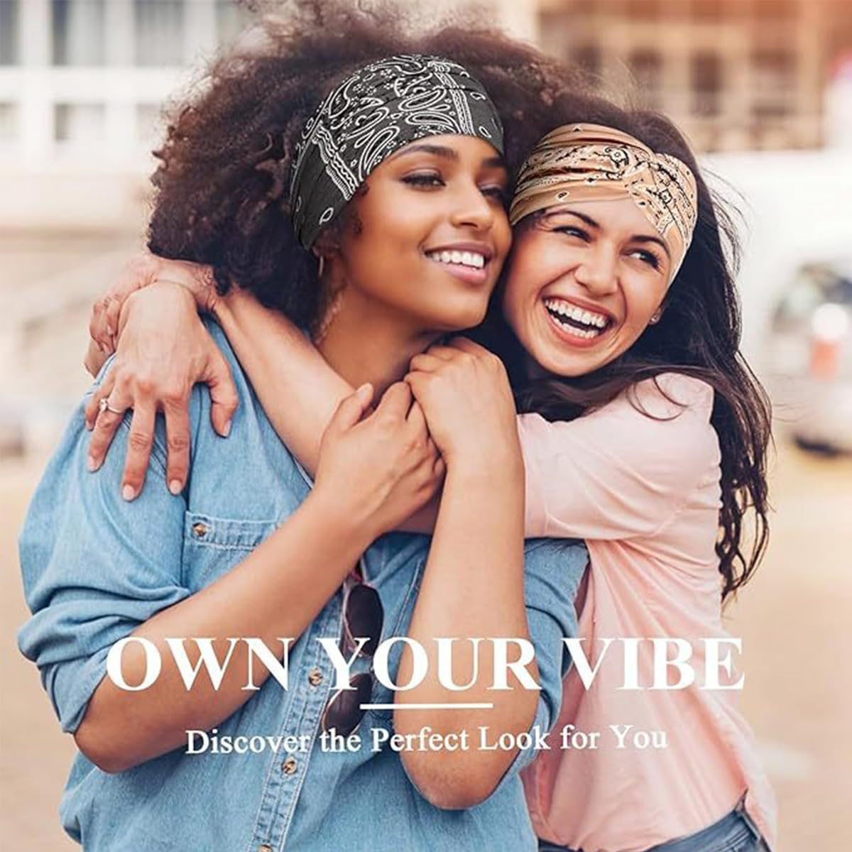 Pack of 3 Women'S Sports Headbands, Non-Slip, Stretchy, Running, Wide Headband, Hiking Hair Accessories, Women'S Hair Band, Boho Yoga Hair Band image number 4