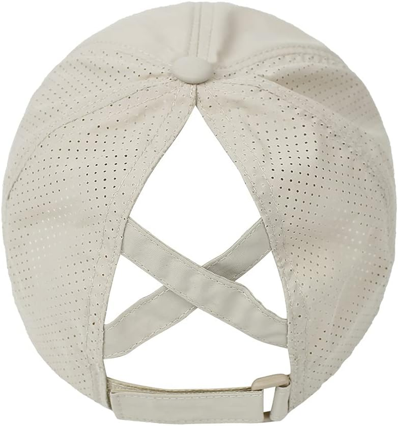 FASHIXD Ponytail Baseball Cap for Women Mesh Quick Dry Baseball Hat with Ponytail Hole image number 5