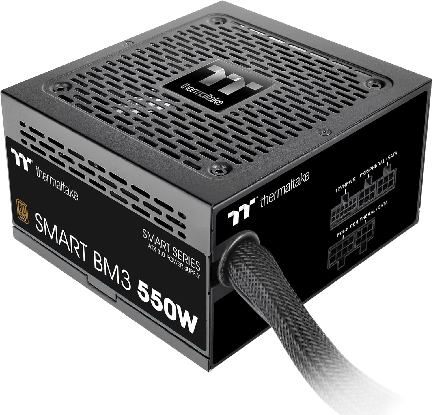 Thermaltake Smart BM3 750W 80+ Bronze Pcie Gen5 ATX 3.0 Semi-Modular PSU, PS-SPD-0750MNFABA-3 image number 5