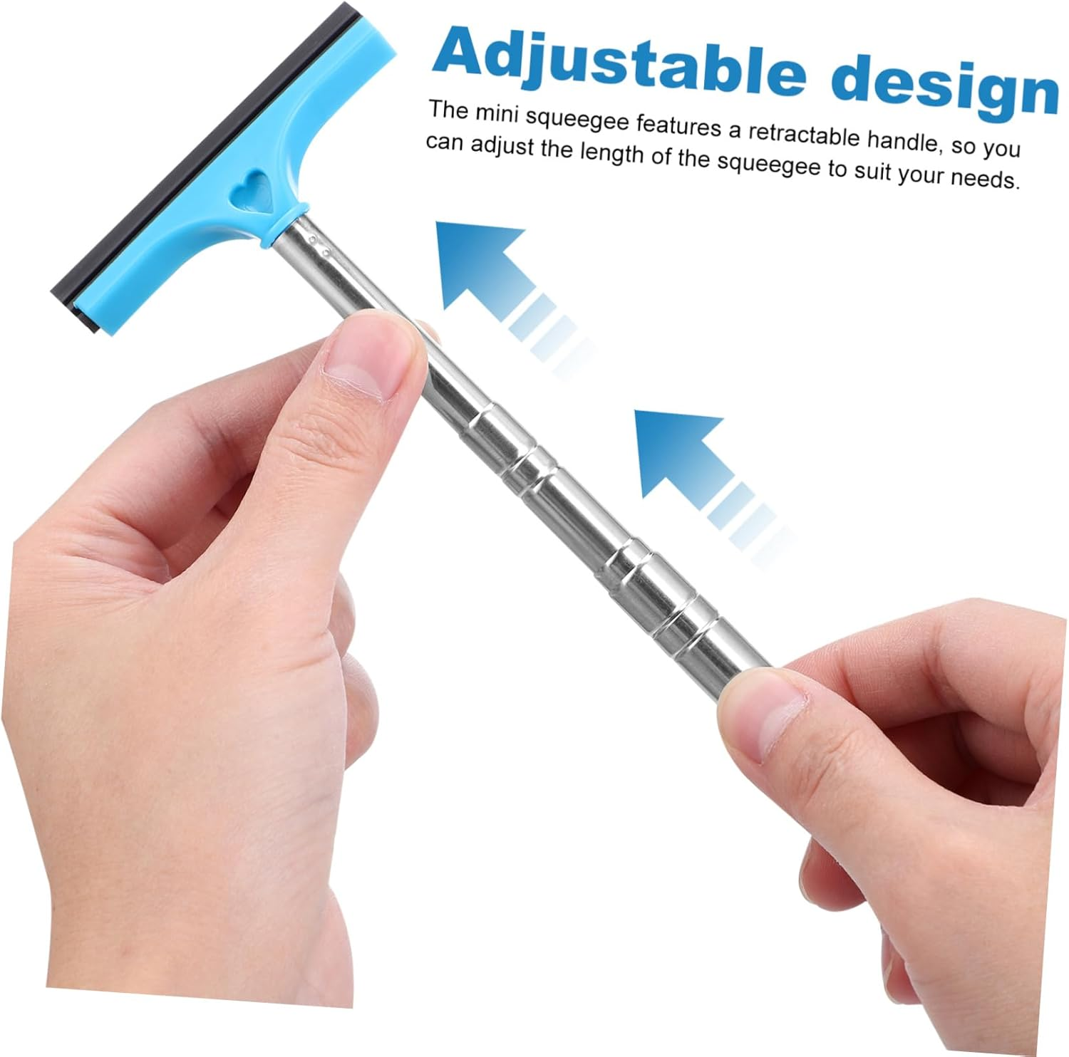 MAGICLULU Retractable Car Mirror Squeegee 4Pcs, Mini Water Wiper for Side View and Rearview Mirrors, Portable Window Scraper for Rainy and Foggy Weather Automotive Exterior Care image number 4