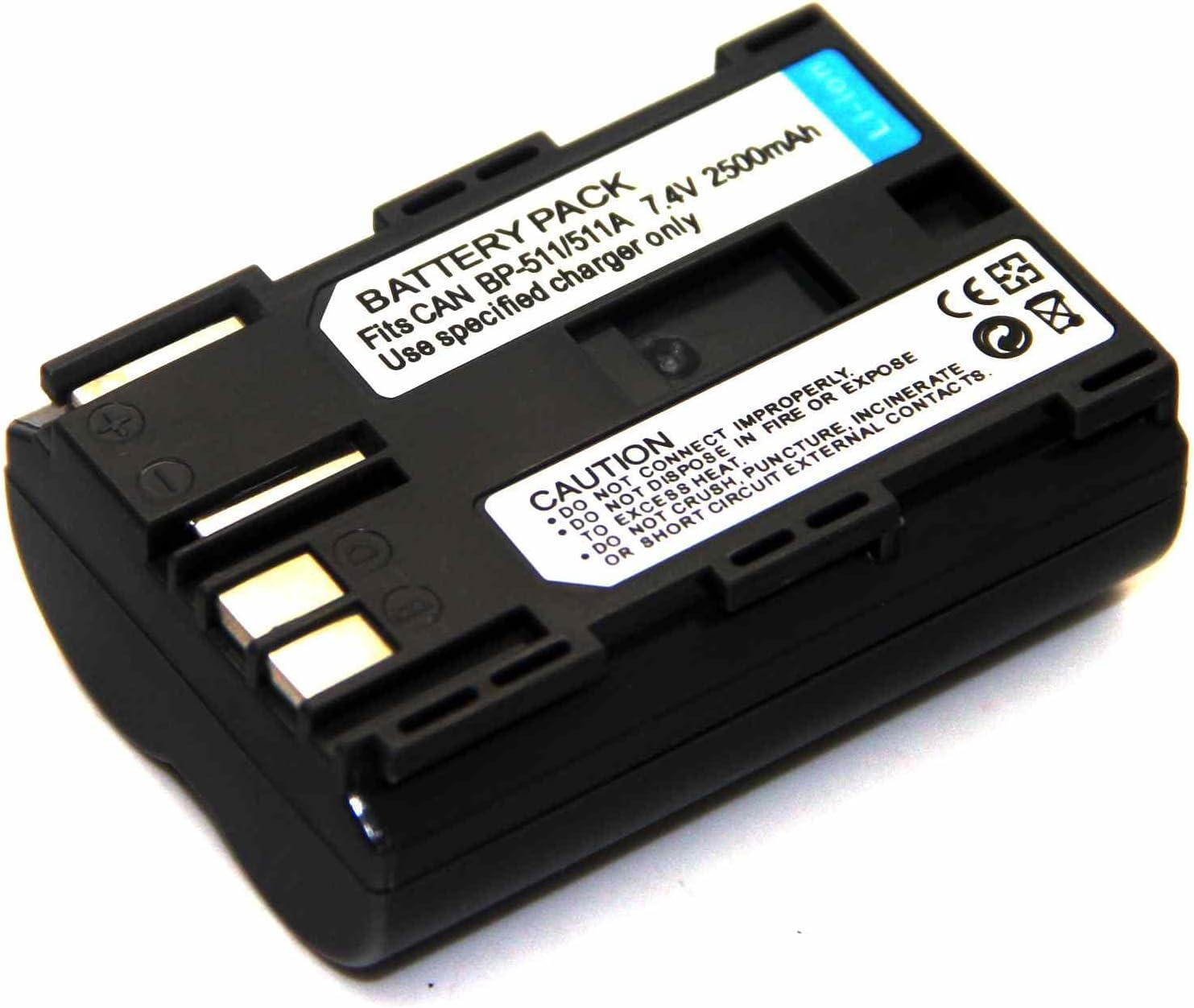 Replacement Rechargeable Battery Pack for Canon BP-508 BP-511 BP-511A BP-512 BP-514 BP-522 BP-535 E160841 3055A002AA 3174A002AA 6741A002AA 6760A002AA 9366A002AA D85-1112-000 D85-1112-201 D85-1122-002 image number 1