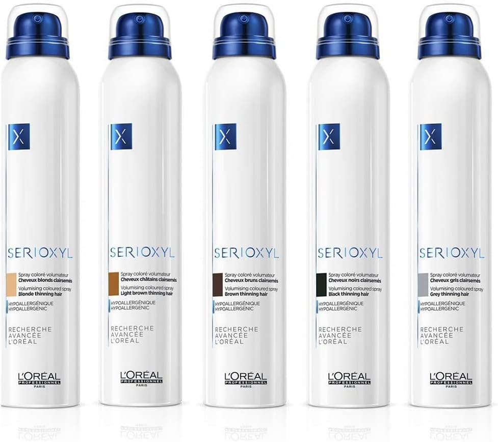 L'Oreal Professionnel Serioxyl Volumising Coloured Spray 200 Ml, Black image number 1