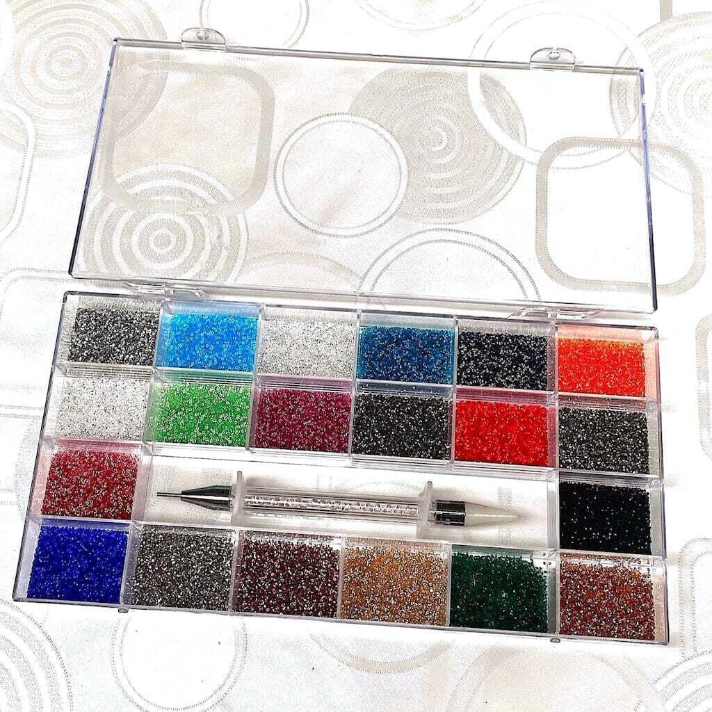 Multi Shaped Luxury Rhinestones Box Set image number 1