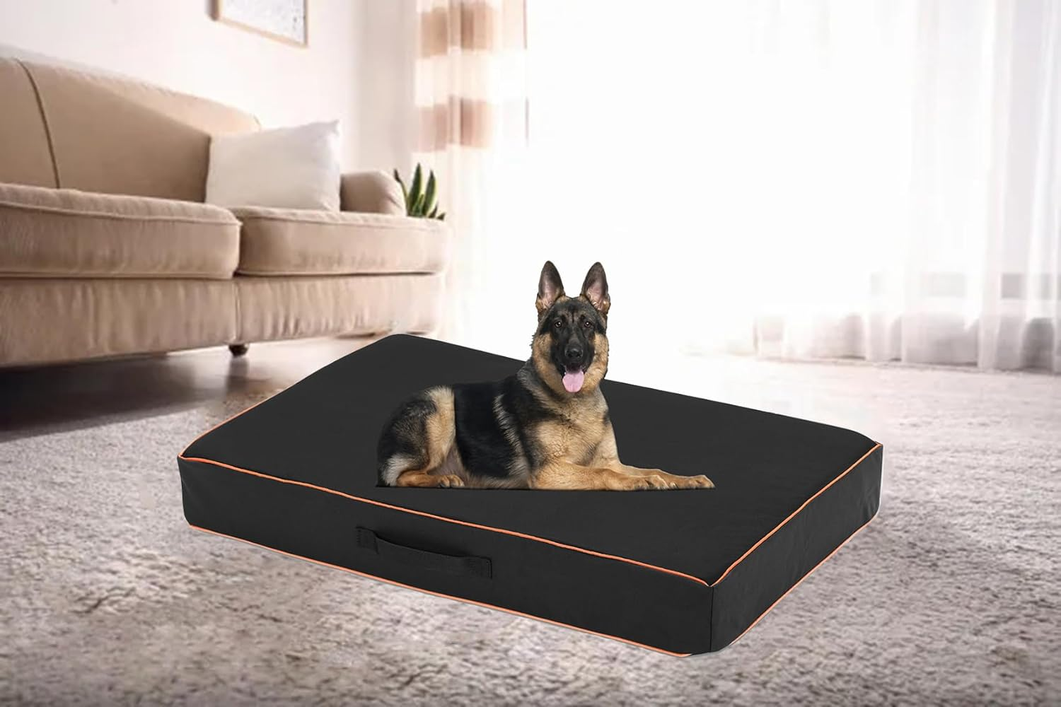 Leberna Waterproof Dog Bed Cover Washable, Heavy Duty Durable Oxford Universal Pet Dog Bed Replacement Protector Cover image number 3