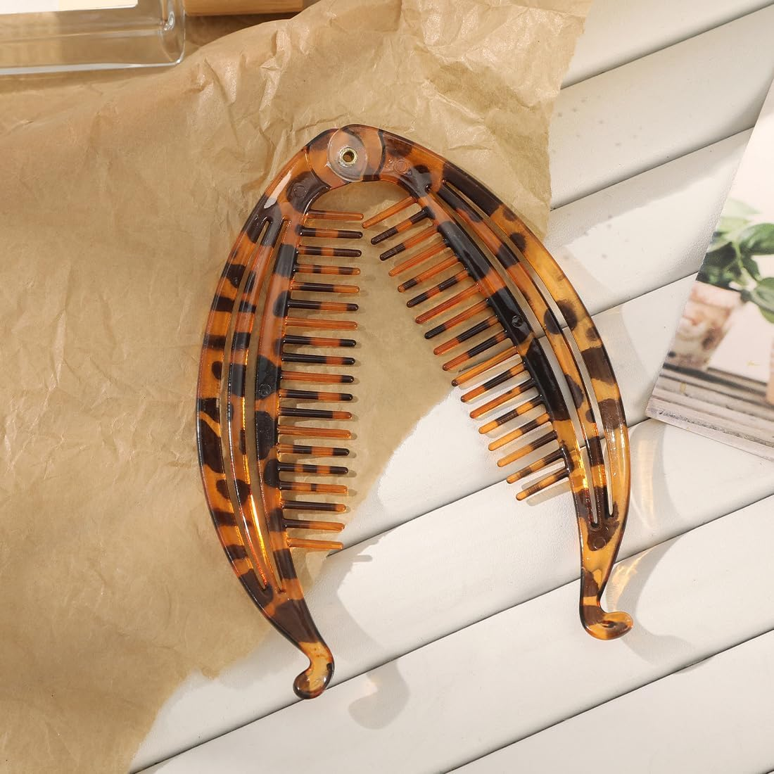 Pack of 8 Flat Hair Clips for Women, Strong Hold Women Hair Clips Ladies, Matte Large Hair Clip for Thin and Thick Hair image number 3