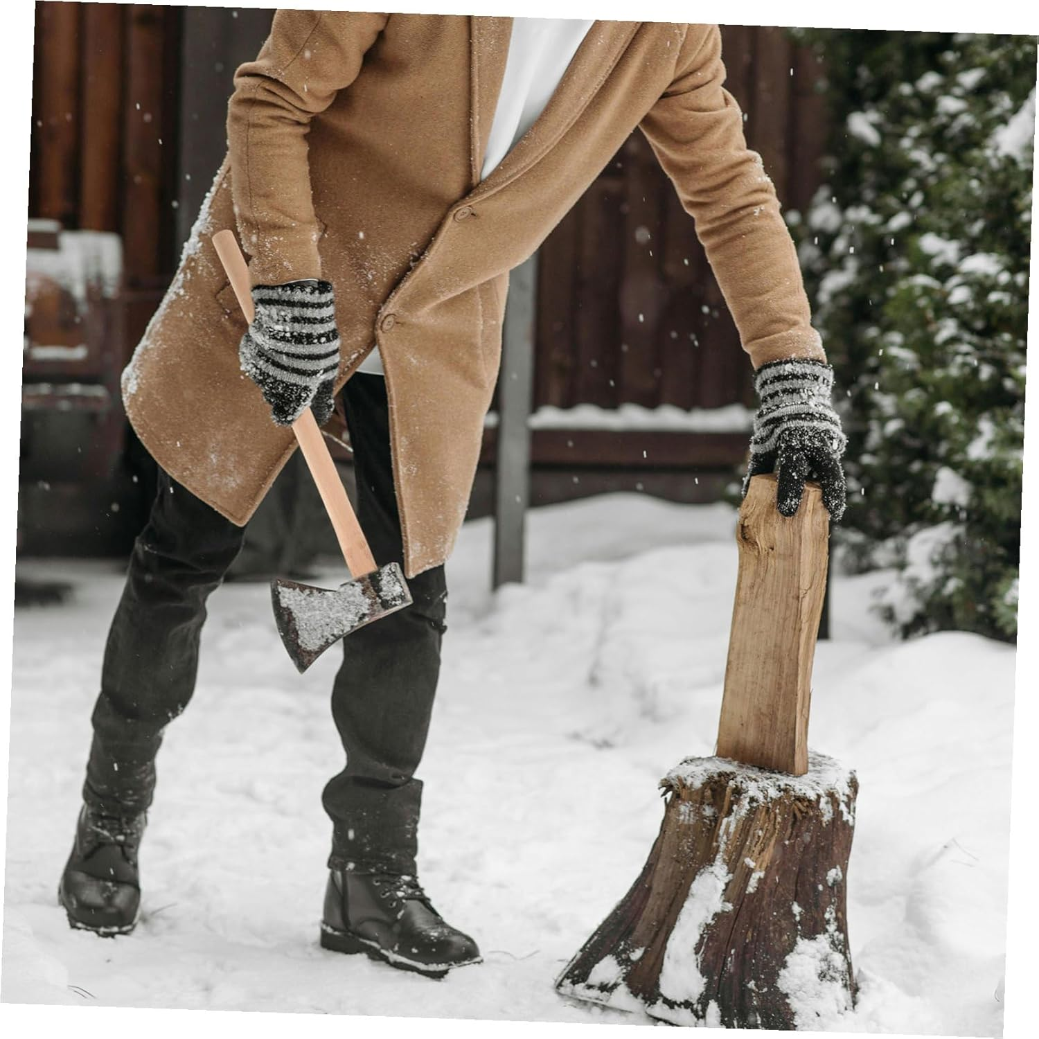 Kisangel Ergonomic Wooden Hoe Handle Long Replacement Tool Handle for Gardening Digging Weeding with Enhanced Grip and Extended Reach for Efficient Outdoor Use image number 6