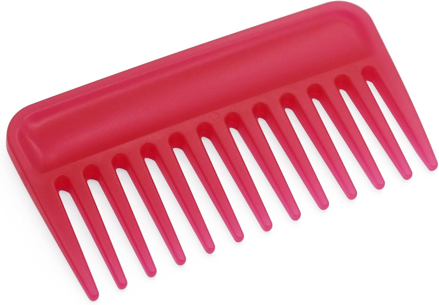 Professional Hair Comb, Streaker Texture Pocket Size Detangling Combs for All Hair Types, Women, Men, Kids, Home, Office, Car, Travel, Handbag, Gym Bag (Red, 1) image number 3